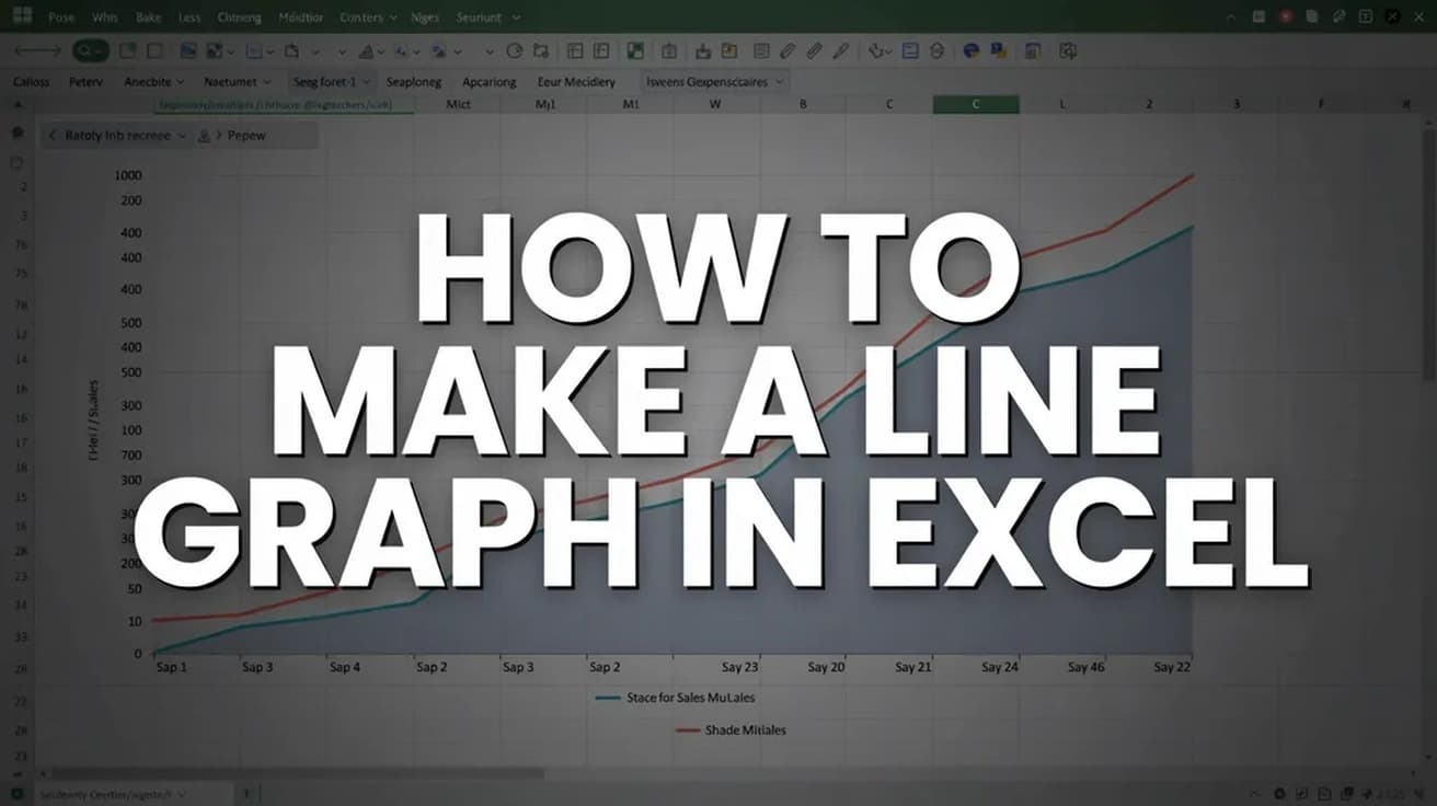 How to Make a Line Graph in Excel (Four Clicks)